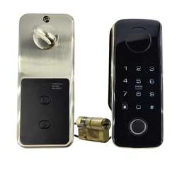 Моторний смарт замок PES David, Silver PES-0001 Зображення