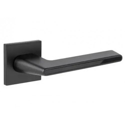 Ручка дверна SEMPRA з чорними вставками H-30118-A-BLM/B Зображення