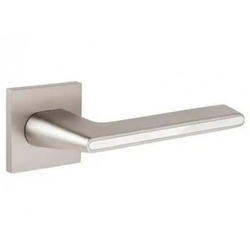 Ручка дверна SEMPRA з білою вставкою H-30118-A-NISM/W Зображення