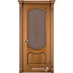 Двері міжкімнатні, засклена, 41 Дуб Даймонт, Caro Зображення